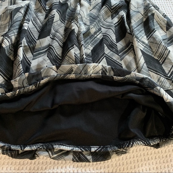 Vintage Gray & Black Plaid Blouse with 3/4 Sleeves - Med - Picture 6 of 13